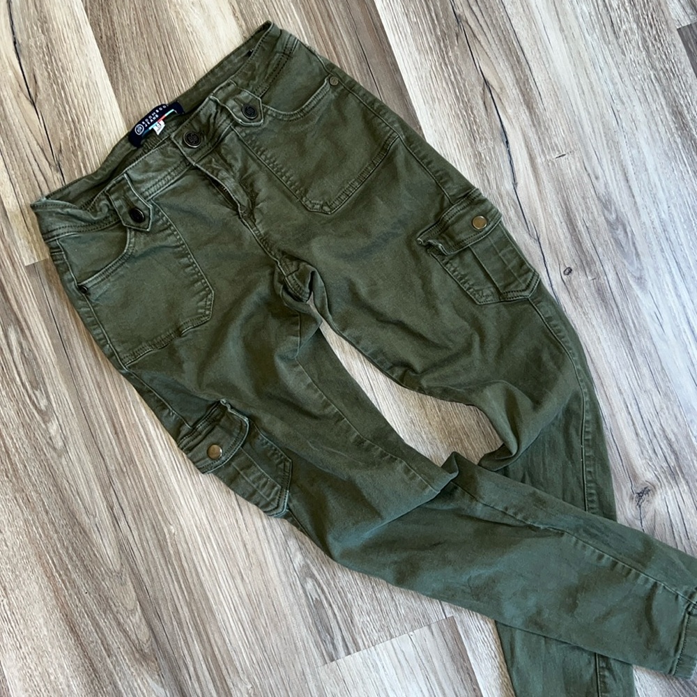 Juniors Skinny Cargo Pocket Jeans
